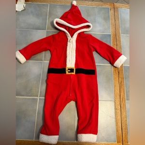 12M Carter's Santa One Piece Outfit